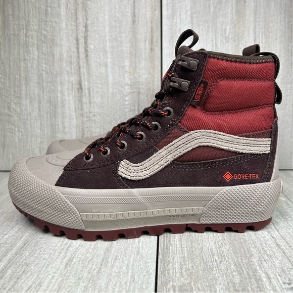 NEW Vans MTE SK8-Hi Gore-Tex ‘Bitter Chocolate’ Sneaker Boot Womens Size 6.5 7.5 - Picture 3 of 13